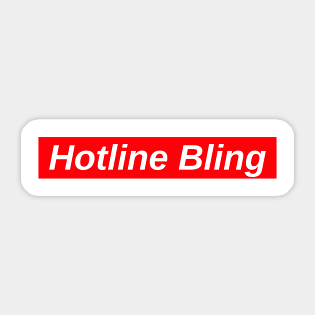 Bling box logo sticker sales